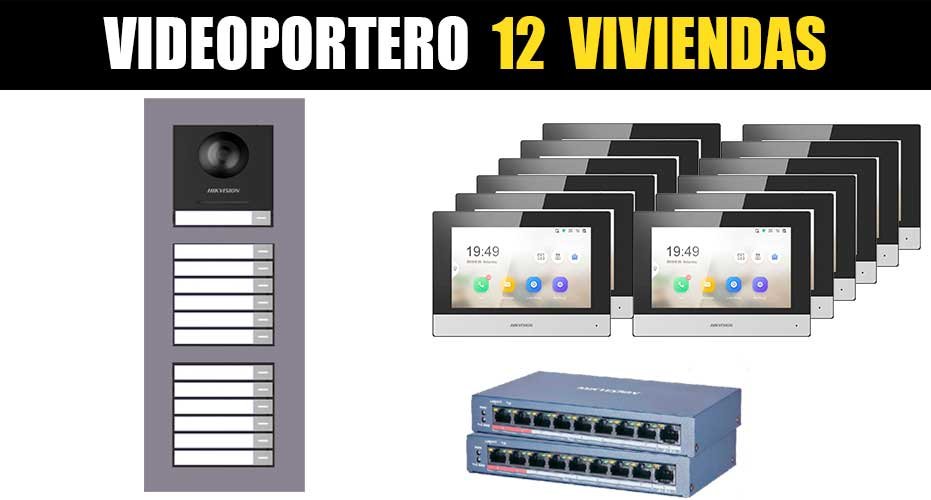 VideoPortero para 12 Viviendas