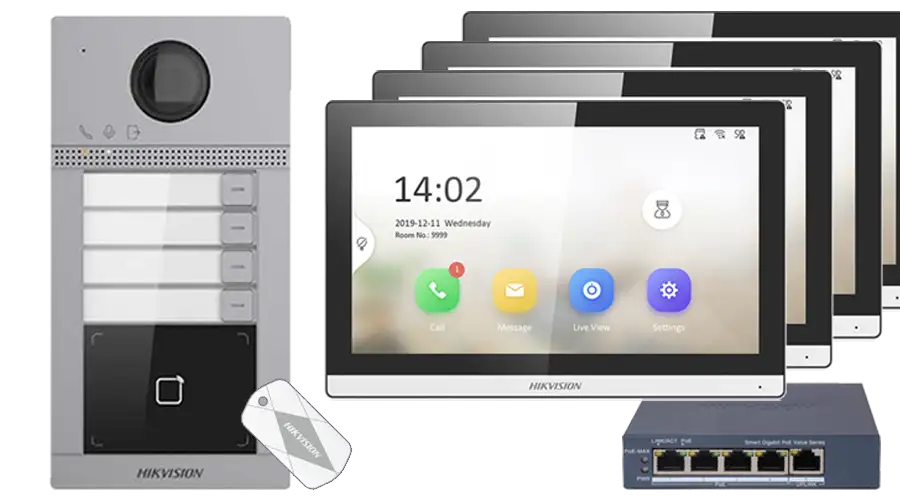 Videoportero para 4 Viviendas en Ambato