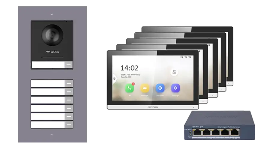 Videoportero para 5 Viviendas en Ambato 