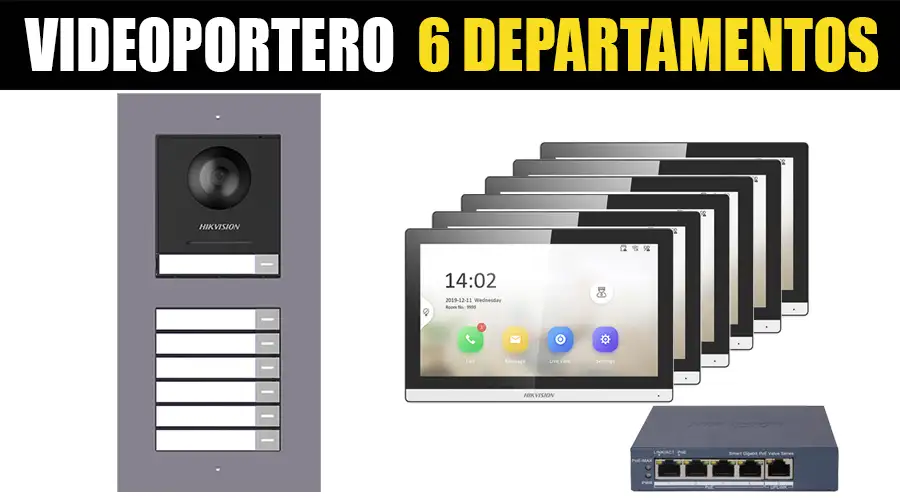 Videoportero para 6 Viviendas en Ambato