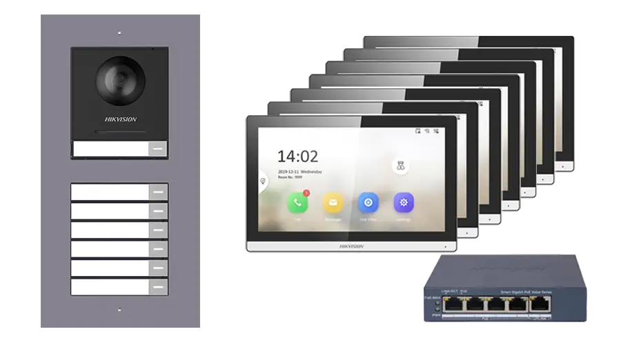 Videoportero para 7  Viviendas en Ambato