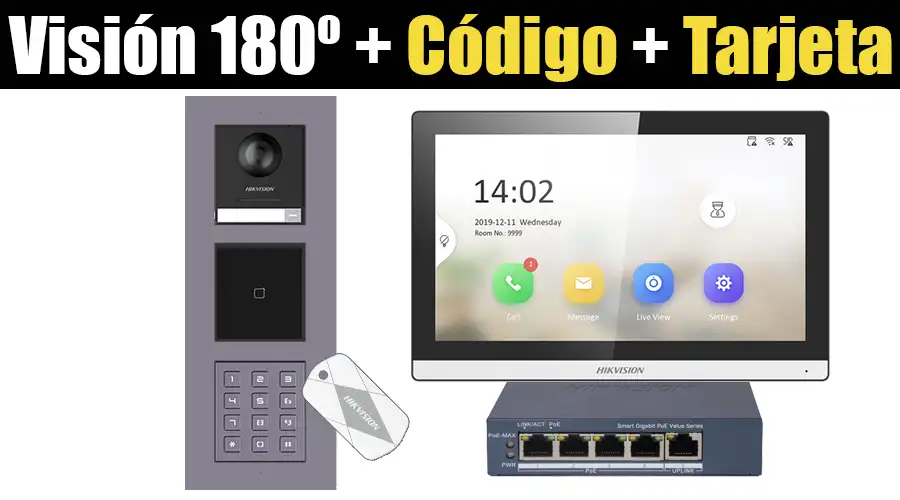 Videoportero Codigo y Tarjeta