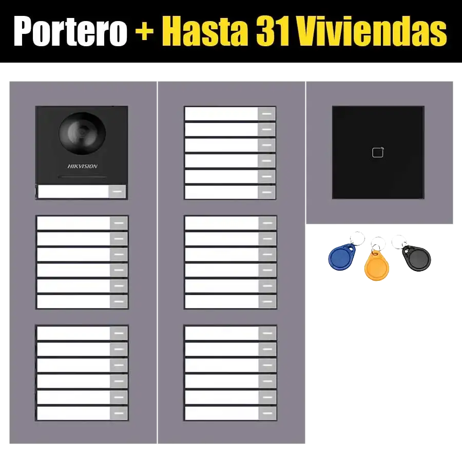 Videoportero hasta 31 viviendas