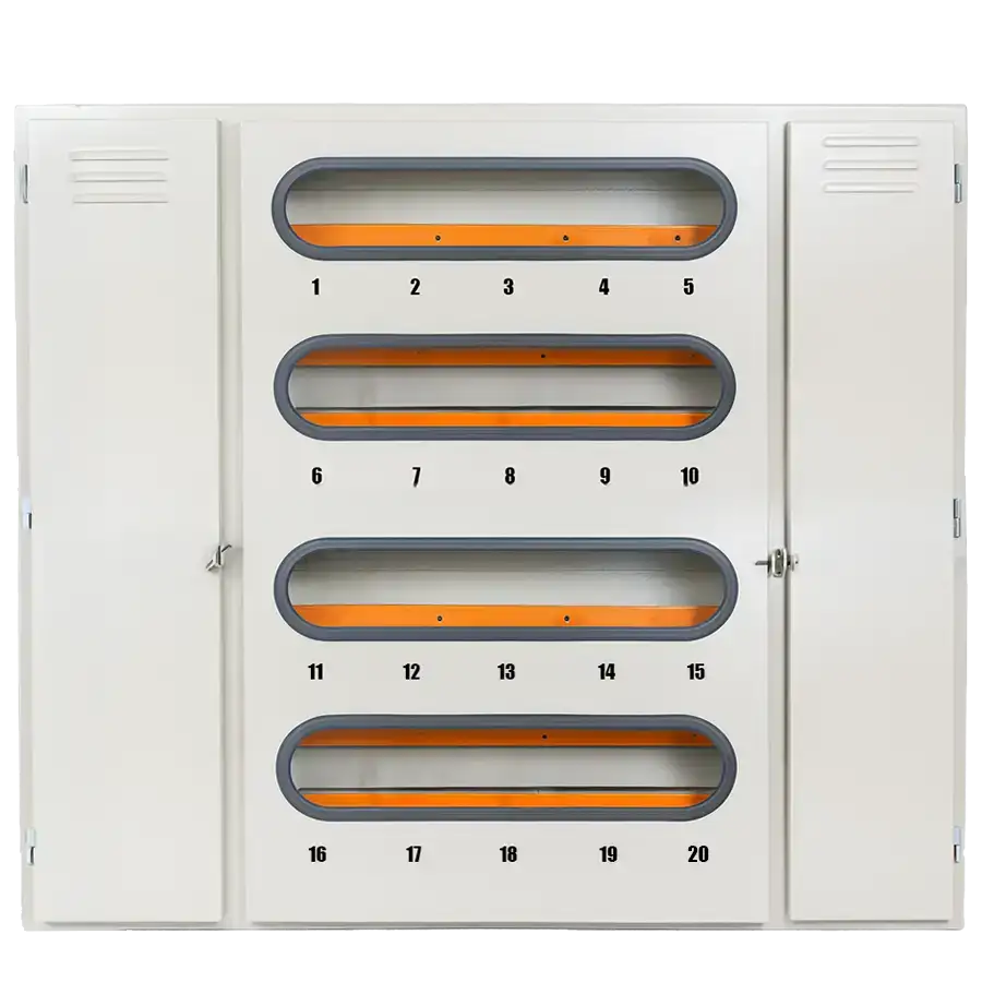 Gabinete de 20 medidores de luz